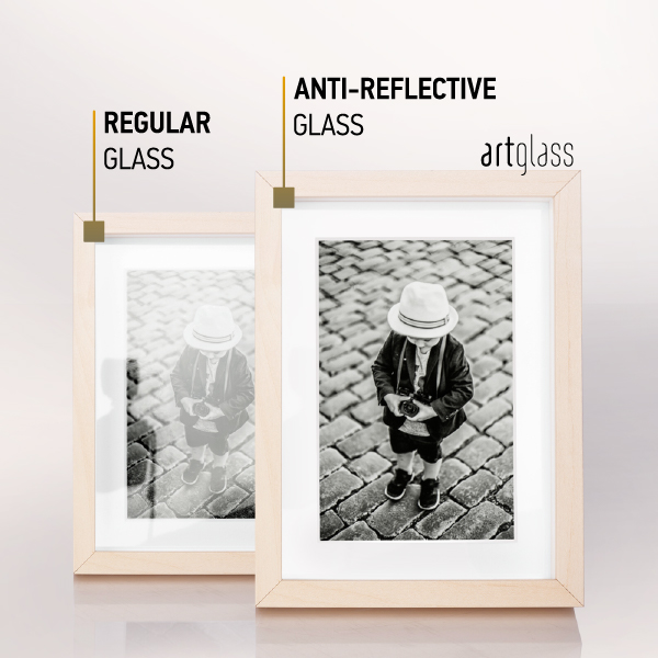 Neviditelné sklo ArtGlass v porovnání s běžným sklem