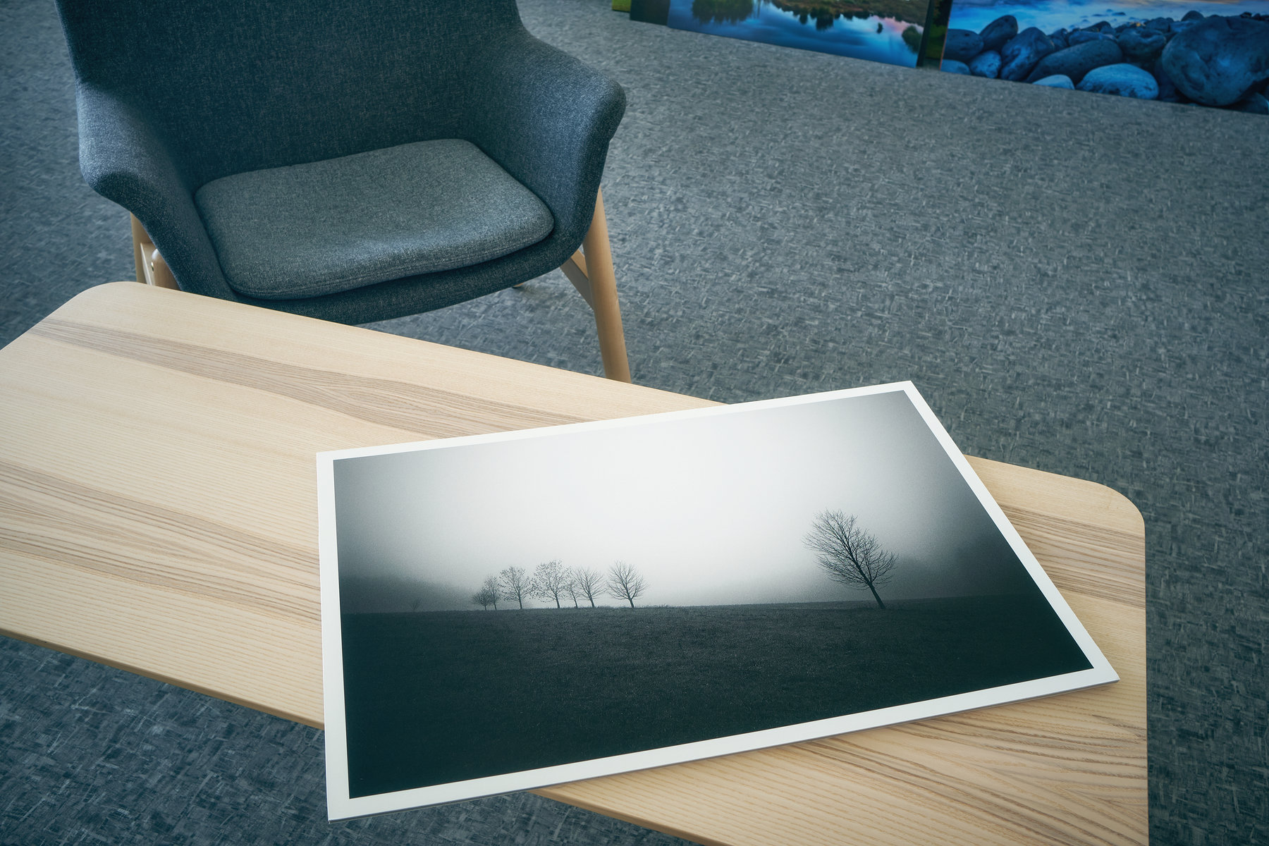 Ukázka fotoobrazu na desce od studia Pikitia