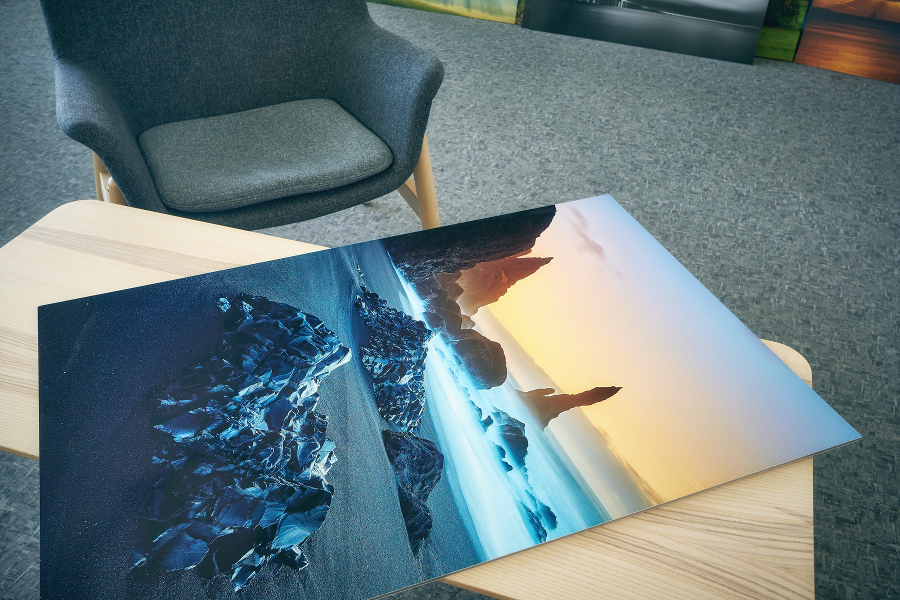 Ukázka fotoobrazu na desce od studia Pikitia