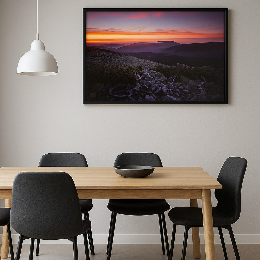 Fotoobraz v dřevěném rámu