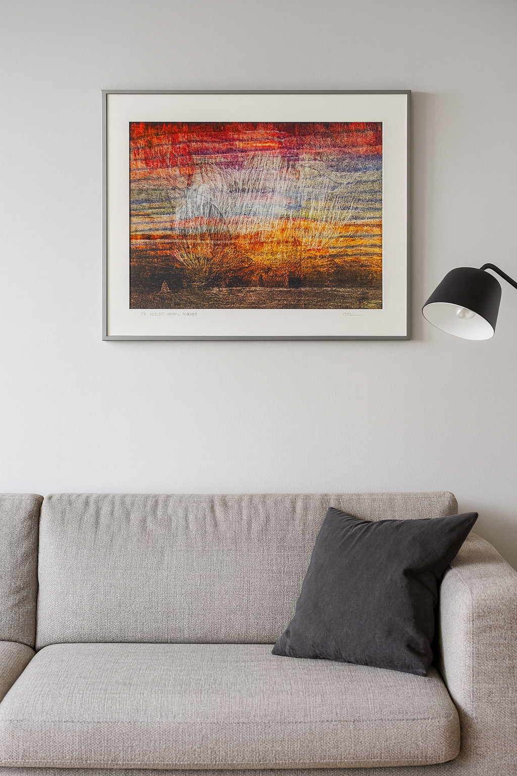 Fotoobraz v hliníkovém rámu s paspartou a neviditelným sklem ArtGlass